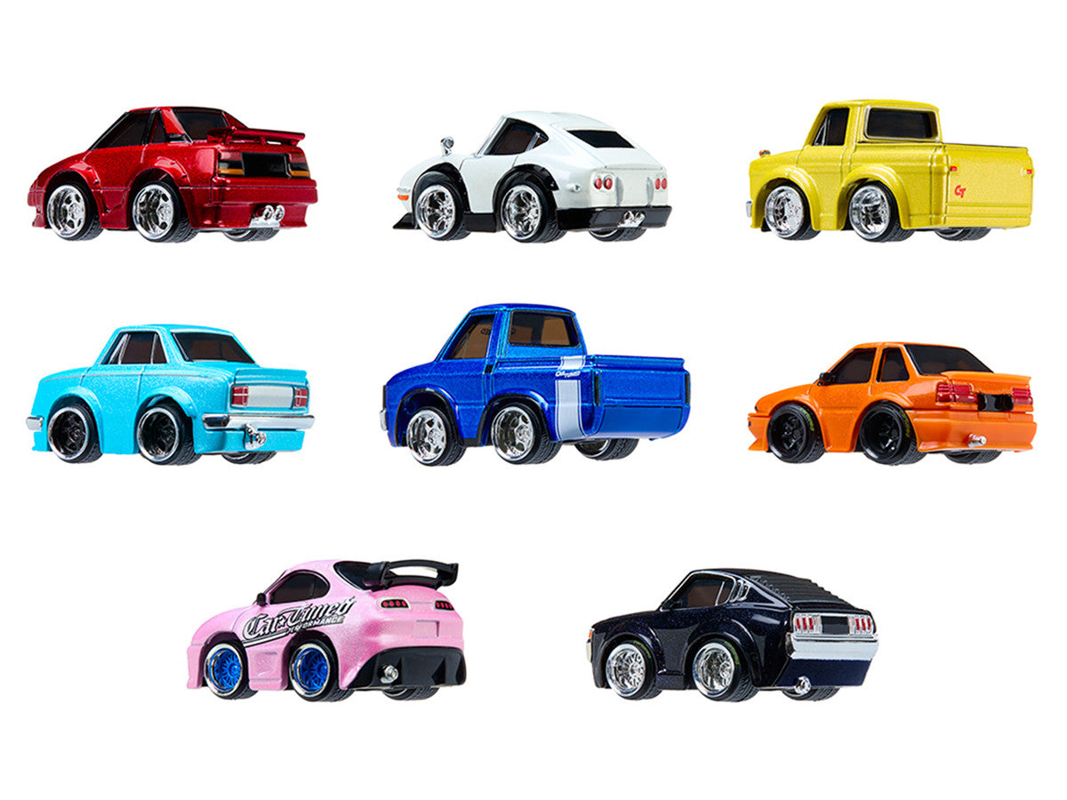 JDM Tuners Series 4 Set of 8 Pieces Diecast Model Cars by CarTuned Car Tuned