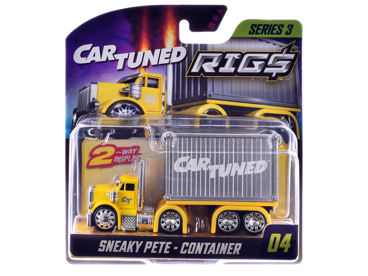 "Rigs" Container Case Series 3 Set of 4 Pieces Diecast Model Cars by CarTuned Car Tuned