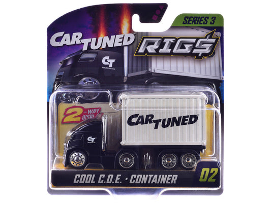 "Rigs" Container Case Series 3 Set of 4 Pieces Diecast Model Cars by CarTuned Car Tuned