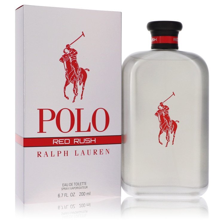 Polo Red Rush by Ralph Lauren Eau De Toilette Spray 6.7 oz (Men) W2B