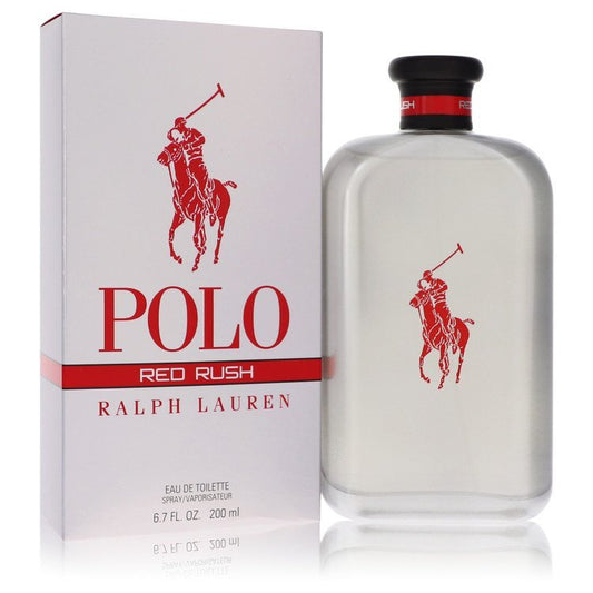 Polo Red Rush by Ralph Lauren Eau De Toilette Spray 6.7 oz (Men) W2B