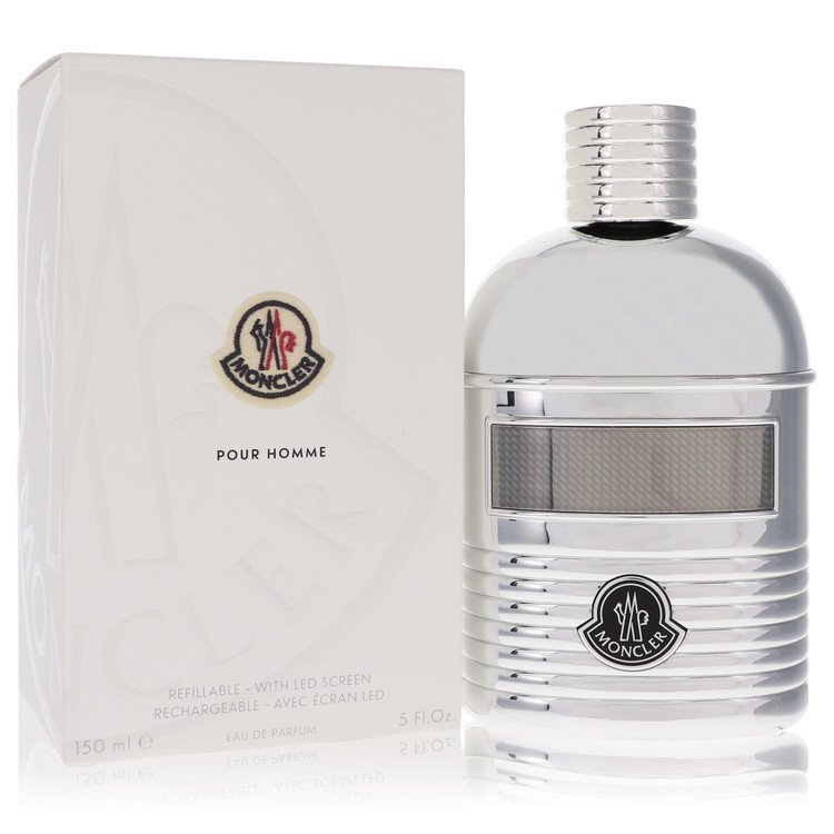 Moncler by Moncler Eau De Parfum Spray (Refillable + LED Screen) 5 oz (Men) W2B