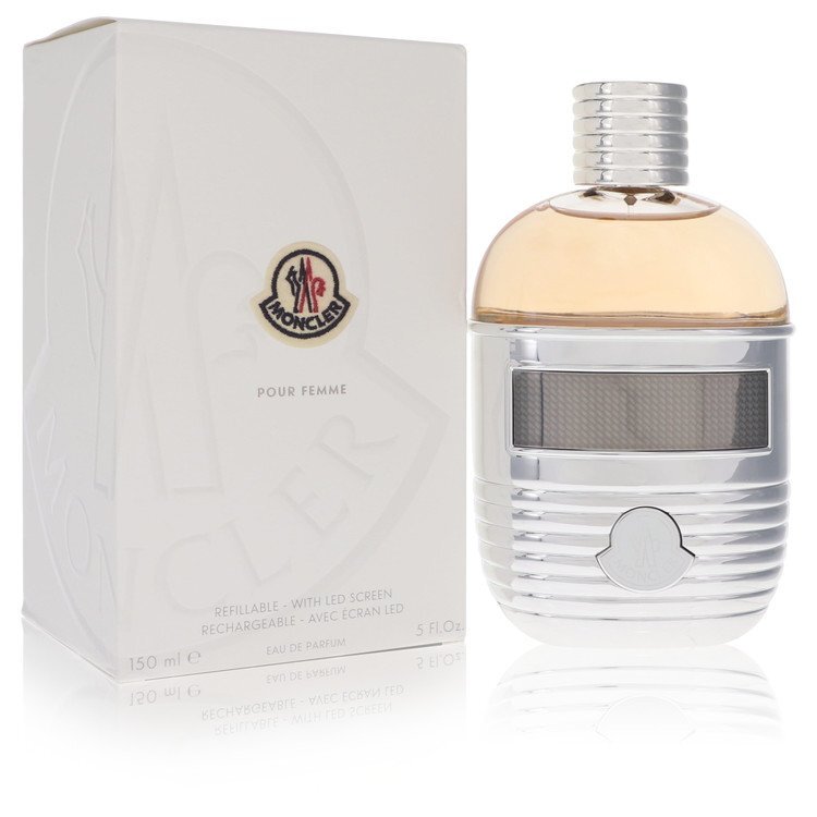 Moncler by Moncler Eau De Parfum Spray (Refillable + LED Screen) 5 oz (Women) W2B