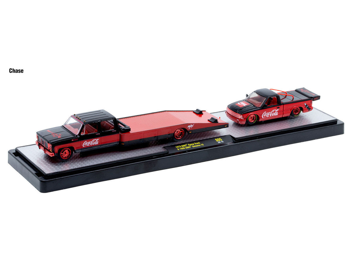 Auto Haulers "Coca-Cola" Set of 3 pieces Release S05 Limited Edition to 6000 pieces Worldwide 1/64 Diecast Models by M2 Machines M2