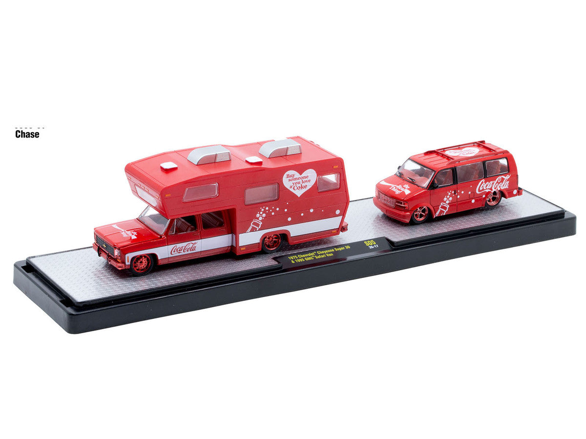 Auto Haulers "Coca-Cola" Set of 3 pieces Release S05 Limited Edition to 6000 pieces Worldwide 1/64 Diecast Models by M2 Machines M2