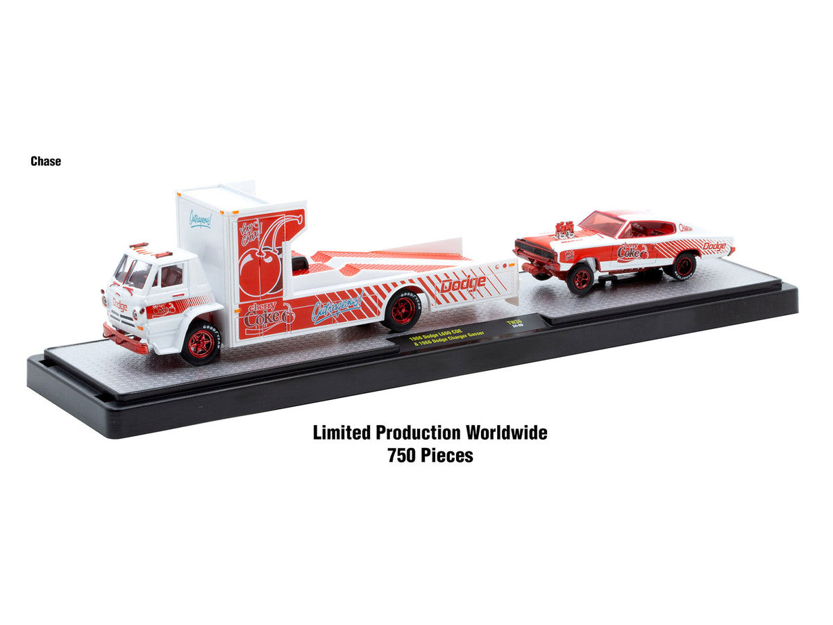 Auto Haulers "Soda" Set of 3 pieces Release 36 Limited Edition to 8000 pieces Worldwide 1/64 Diecast Models by M2 Machines-0