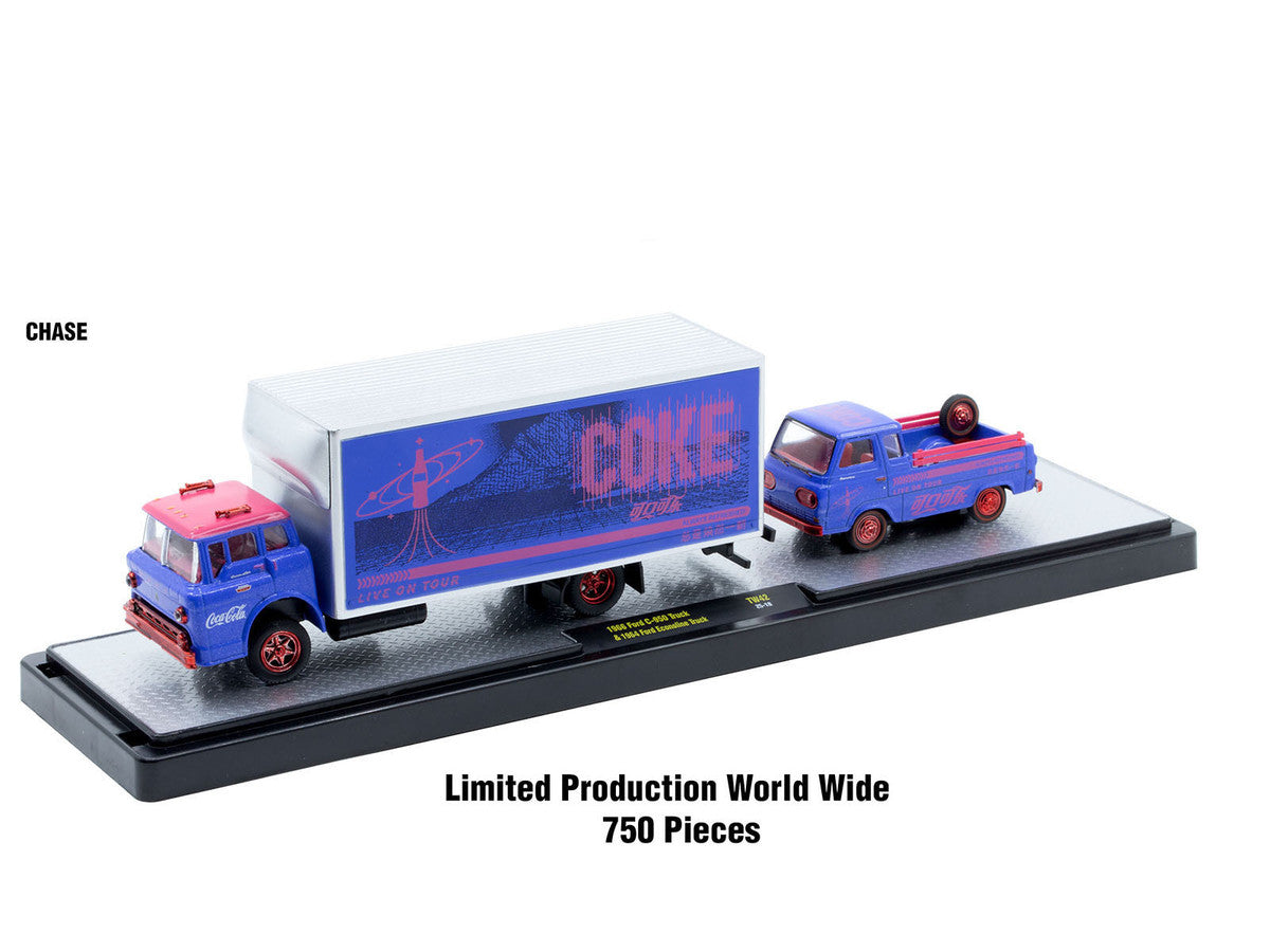 Auto Haulers "Coca-Cola" Set of 3 pieces Release 42 Limited Edition to 8200 pieces Worldwide 1/64 Diecast Models by M2 Machines-1
