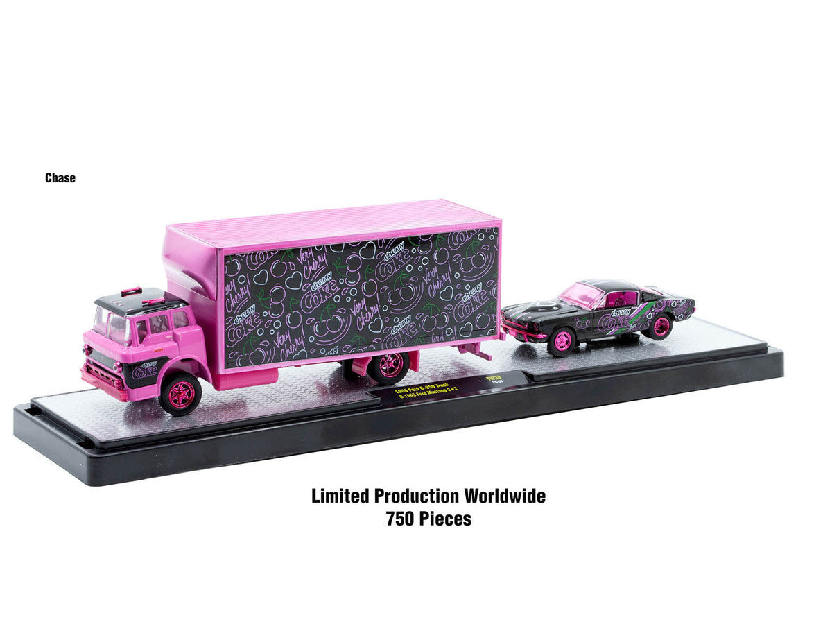 Auto Haulers "Soda" Set of 3 pieces Release 38 Limited Edition to 8000 pieces Worldwide 1/64 Diecast Models by M2 Machines-1