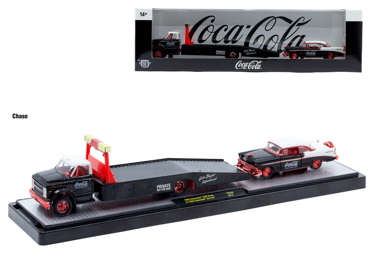 Auto Haulers "Coca-Cola" Set of 3 pieces Release 48 Limited Edition to 4800 pieces Worldwide 1/64 Diecast Models by M2 Machines M2