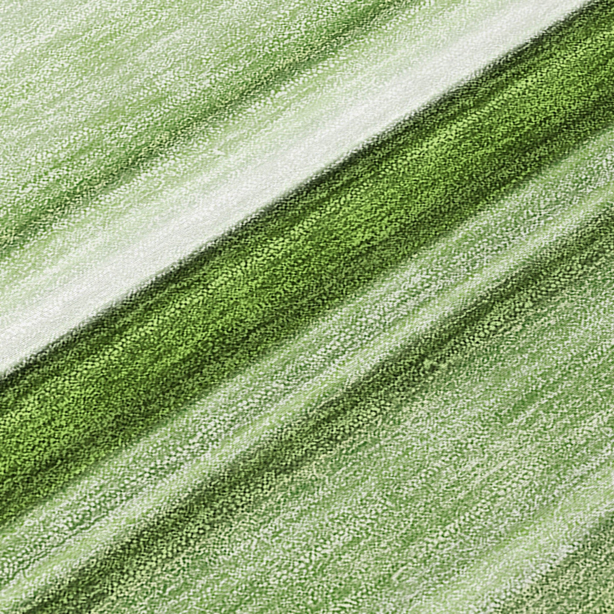3' X 5' Artichoke Green Striped Washable Non Skid Indoor Outdoor Area Rug W2B