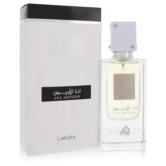 Ana Abiyedh I Am White by Lattafa Eau De Parfum Spray (Unisex) 2 oz (Women) W2B