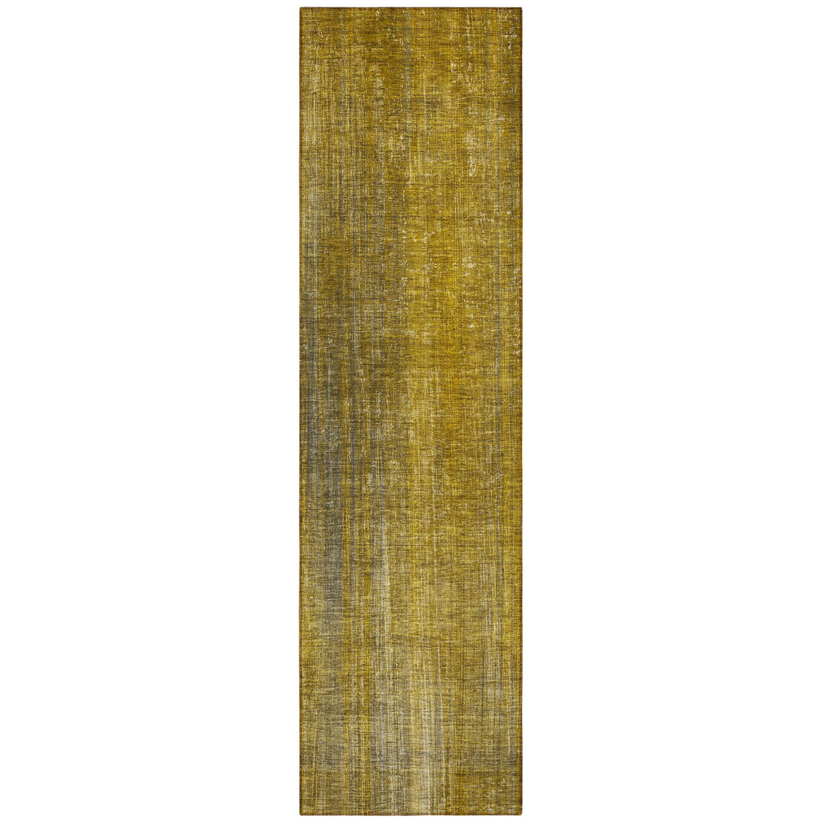 8' Runner Chocolate Striped Washable Non Skid Indoor Outdoor Runner Rug W2B