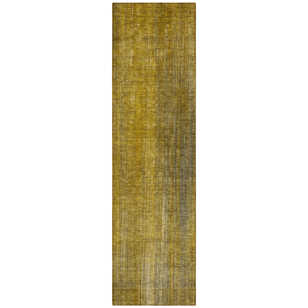 8' Runner Chocolate Striped Washable Non Skid Indoor Outdoor Runner Rug W2B