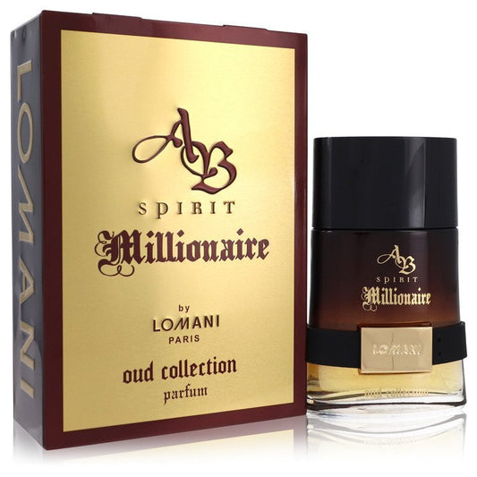 Spirit Millionaire Oud Collection by Lomani Eau De Parfum Spray 3.3 oz (Men) W2B