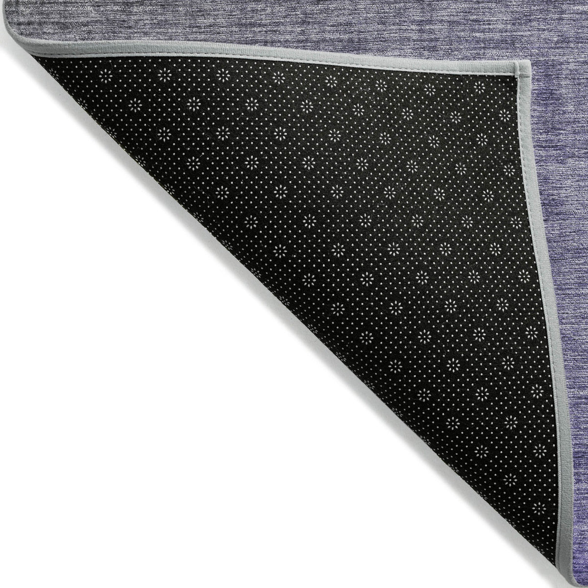 8' Runner Olive Green and Purple Ombre Washable Non Skid Indoor Outdoor Runner Rug W2B