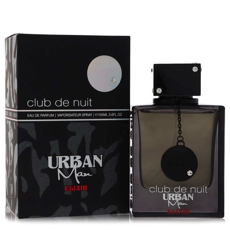 Club De Nuit Urban Man Elixir by Armaf Eau De Parfum Spray 3.6 oz (Men) W2B