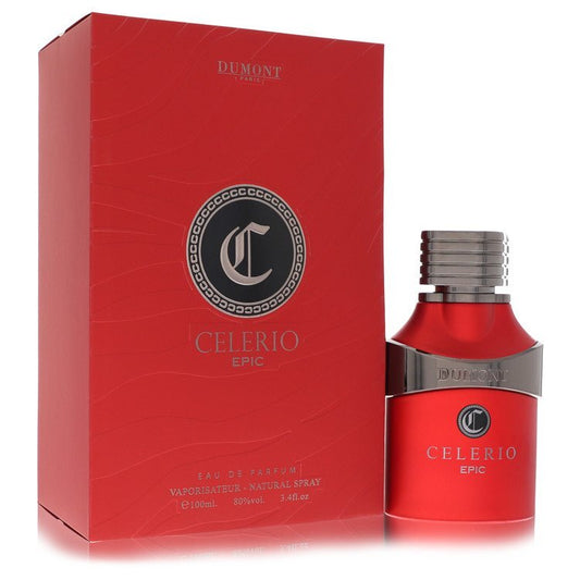 Dumont Celerio Epic by Dumont Paris Eau De Parfum Spray (Unisex) 3.4 oz (Men) W2B