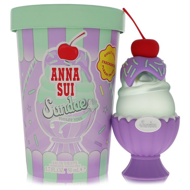Anna Sui Sundae Violet Vibe by Anna Sui Eau De Toilette Spray 1.7 oz (Women) W2B