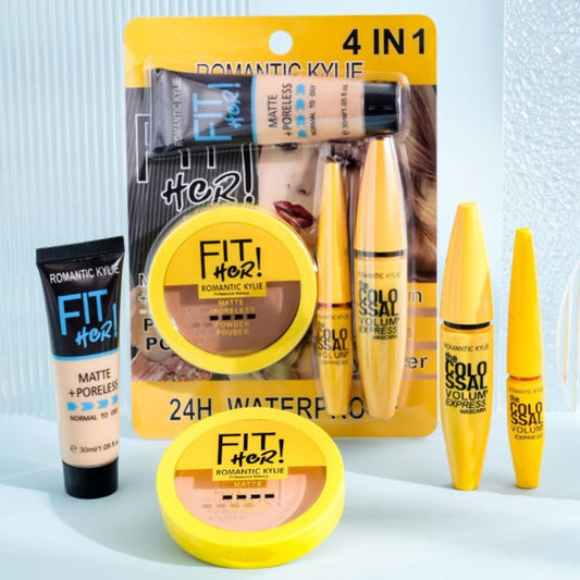 4 IN1 Bronzing Powder Concealing Foundation Makeup Set LadyShow.Store