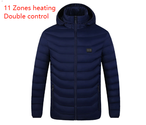 Winter Smart Heating Cotton USB Charging Heating Cotton Men's Jacket