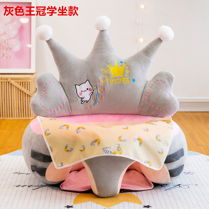 Crown Baby Learning Chair Plush Sofa for Infants LuxuryLifeWay Online Store