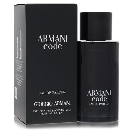 Armani Code by Giorgio Armani Eau De Parfum Refillable Spray 2.5 oz (Men) W2B