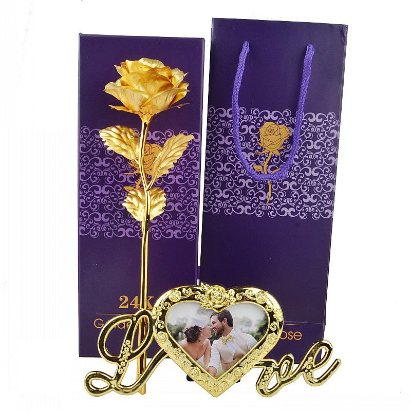Golden Rose Valentine's Day Gift CJD