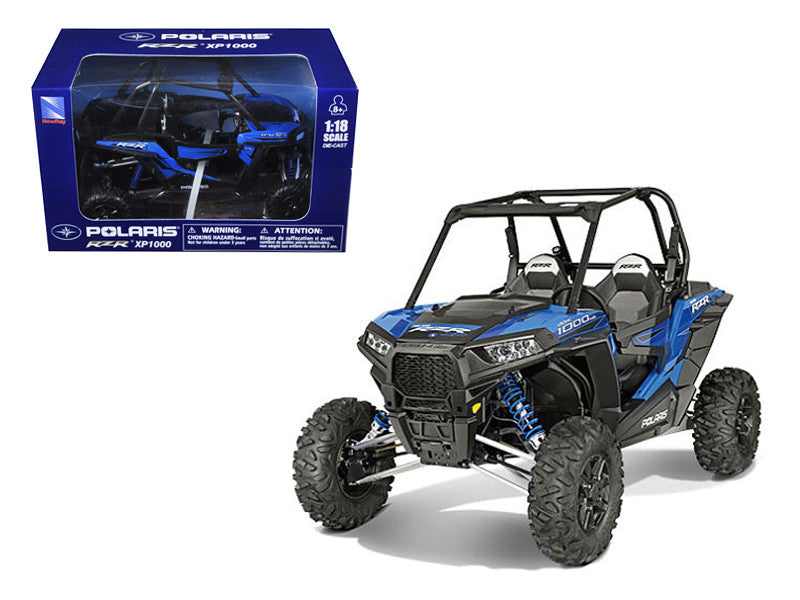 Polaris RZR XP 1000 Dune Buggy Blue 1/18 Diecast Model by New Ray New Ray