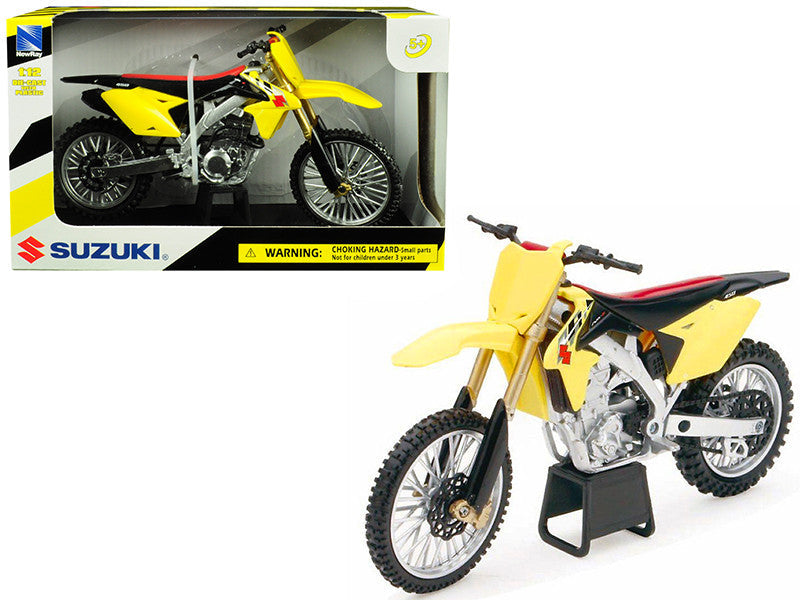 Suzuki RM-Z450 Yellow 1/12 Motorcycle Model by New Ray New Ray