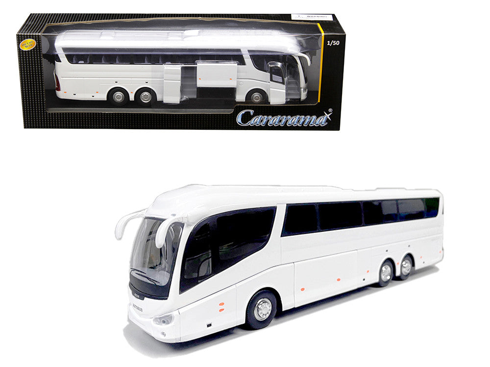 Super Coach Autobus White 1/50 Diecast Model by Cararama Cararama