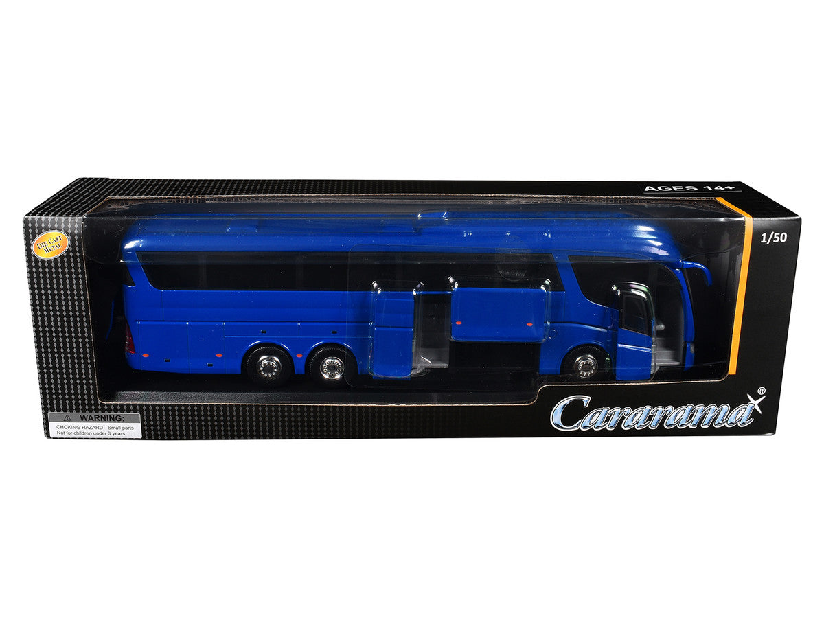 Super Coach Autobus Blue 1/50 Diecast Model by Cararama Cararama