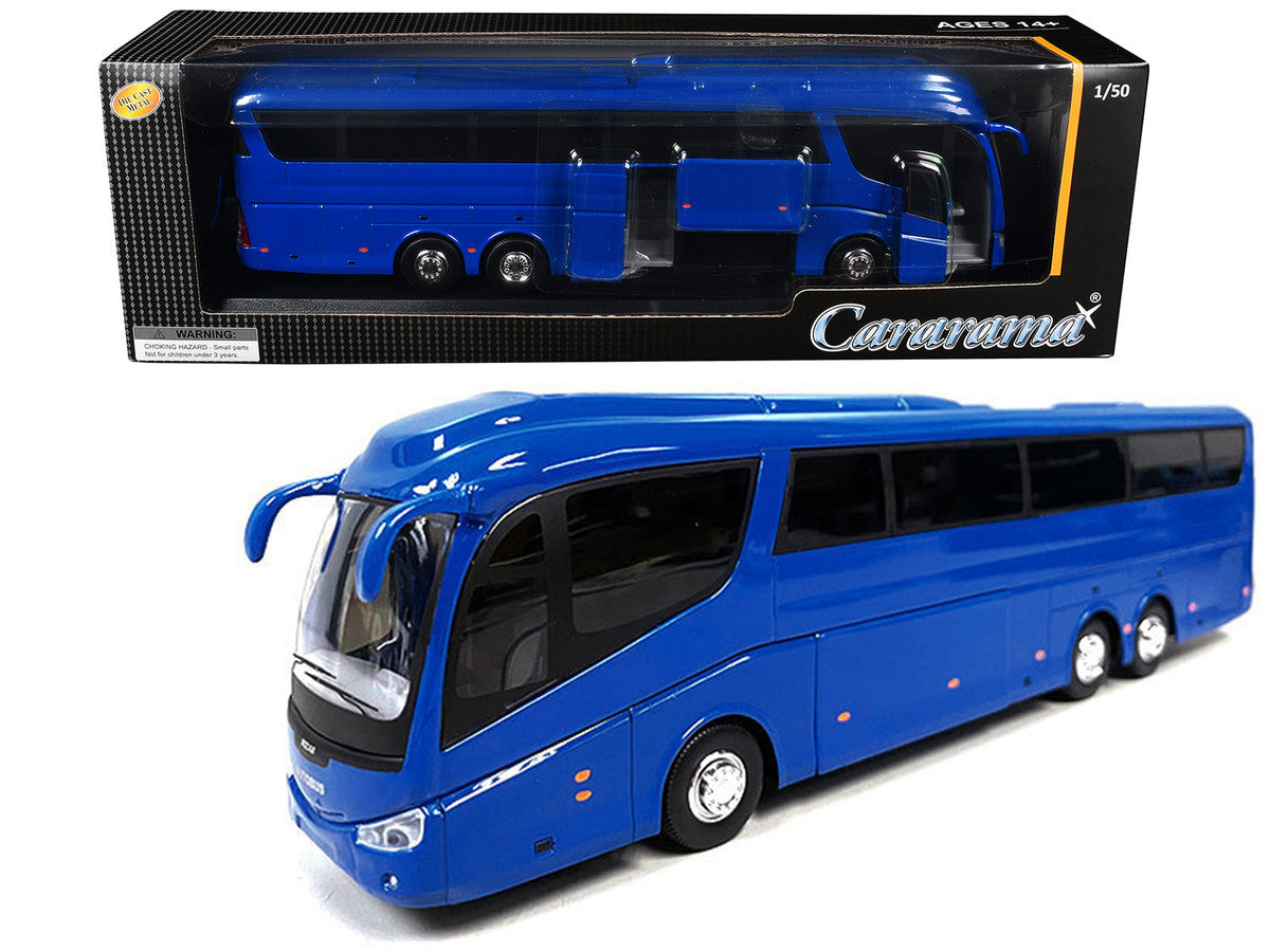 Super Coach Autobus Blue 1/50 Diecast Model by Cararama Cararama