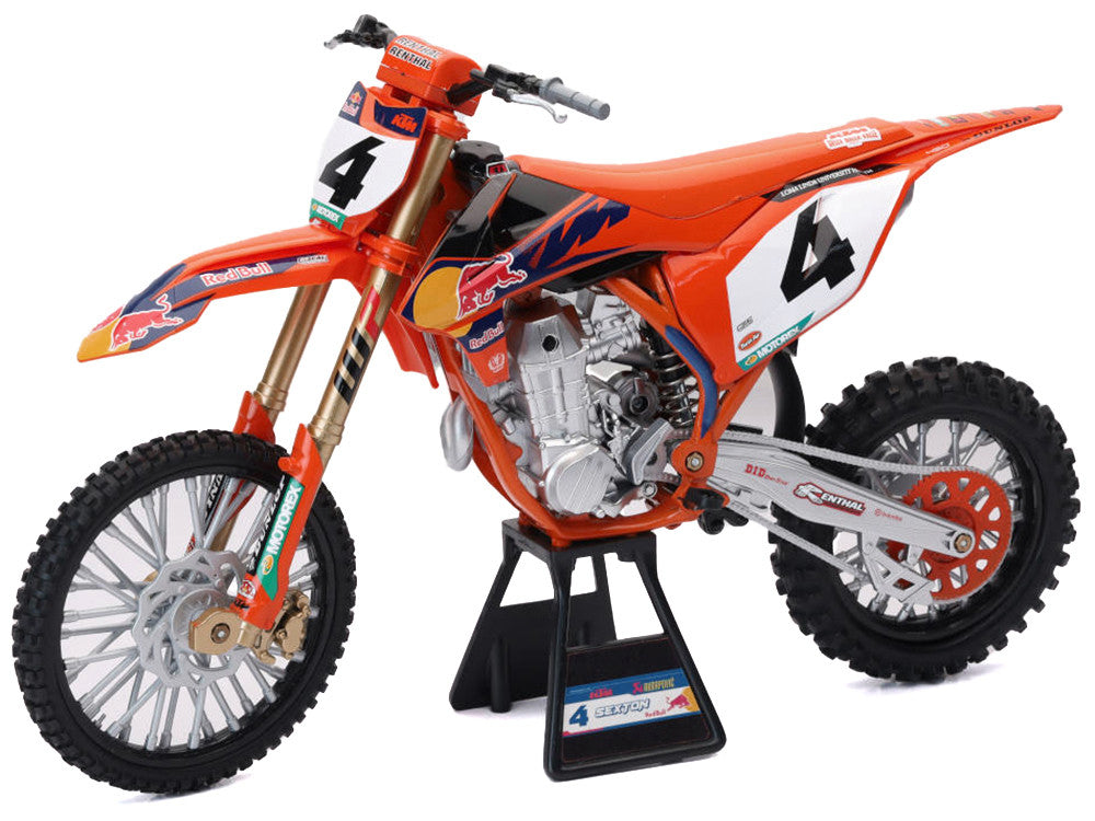 KTM 450 SX-F Motorcycle #4 Chase Sexton "Red Bull KTM Factory Racing" 1/12 Diecast Model by New Ray New Ray