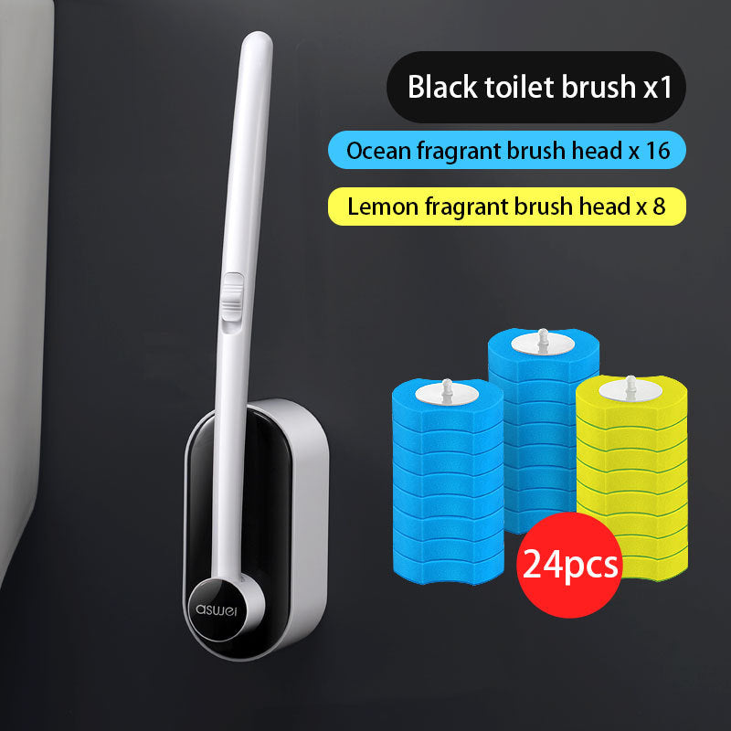 Disposable No Dead Angle Toilet Cleaning Brush Best YouTube Store