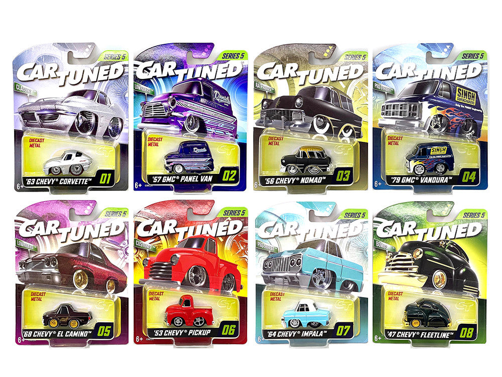 "Mainline" 2025 Series 5 Set of 8 Pieces Diecast Model Cars by CarTuned-0
