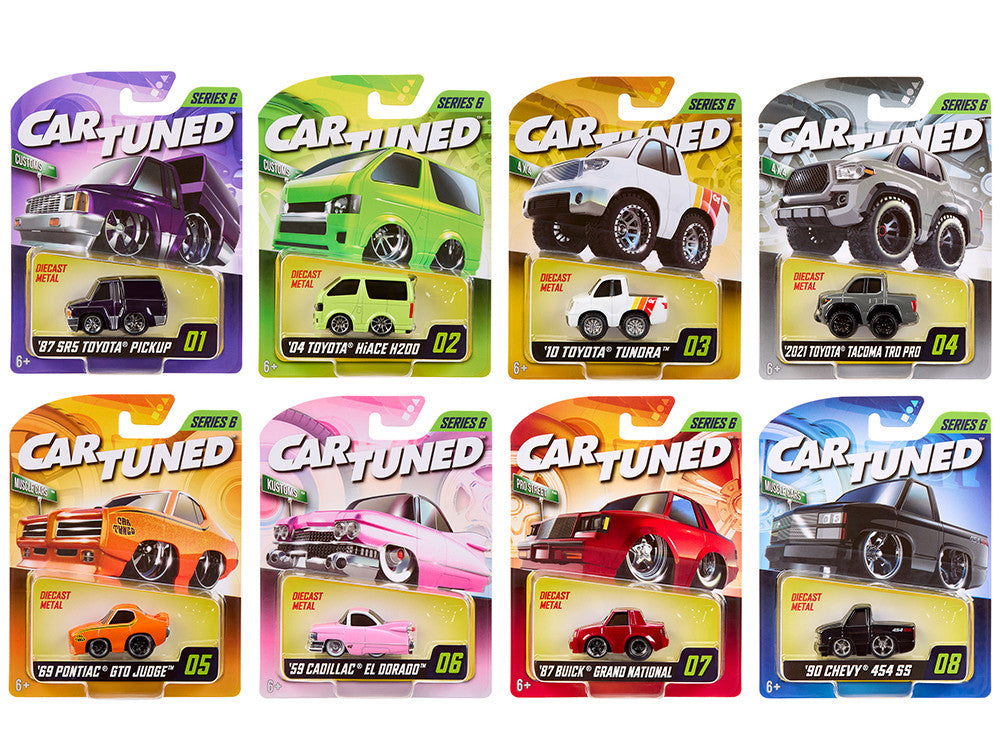 "Mainline" 2025 Series 6 Set of 8 Pieces Diecast Model Cars by CarTuned Car Tuned