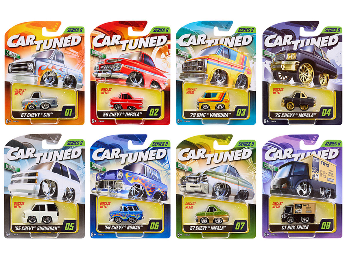"Mainline" 2026 Series 9 Set of 8 Pieces Diecast Model Cars by CarTuned Car Tuned