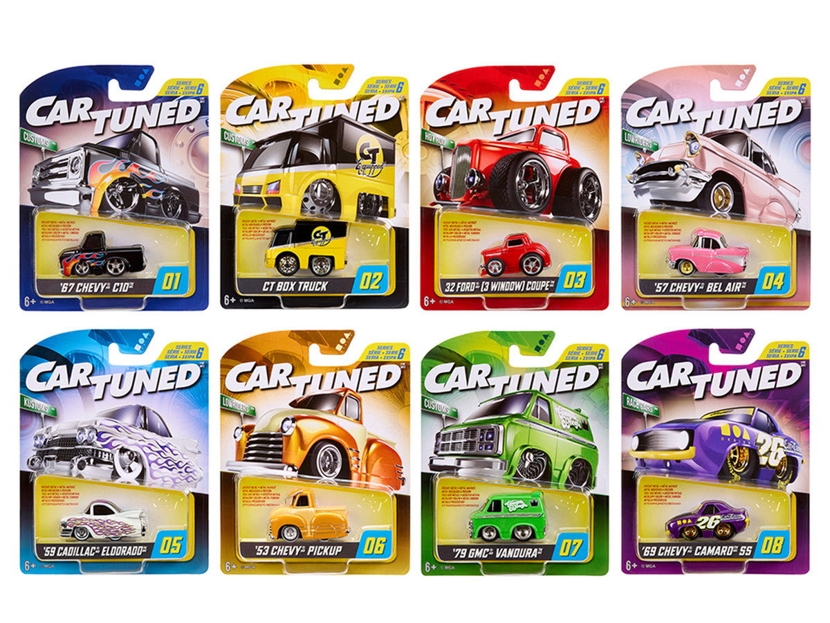 Hobby/Alt 2026 Series 6 Set of 8 Pieces Diecast Model Cars by CarTuned Car Tuned