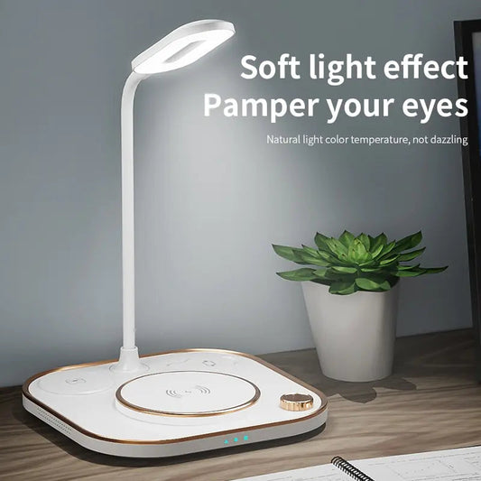 4 in 1 Wireless Charger Pad with Lamp Pi-Mart