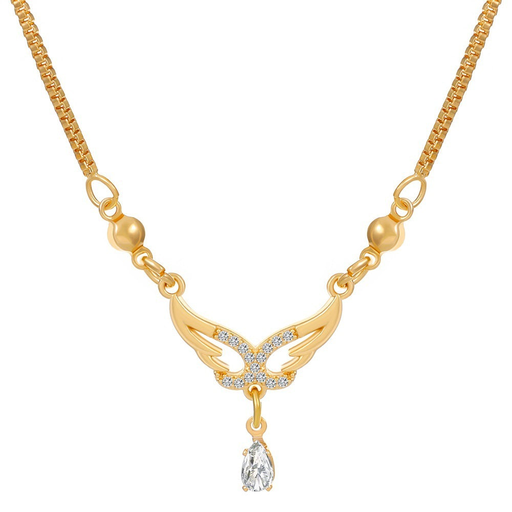 Women's Fashionable Temperament Butterfly Tassel Necklace LadyShow.Store