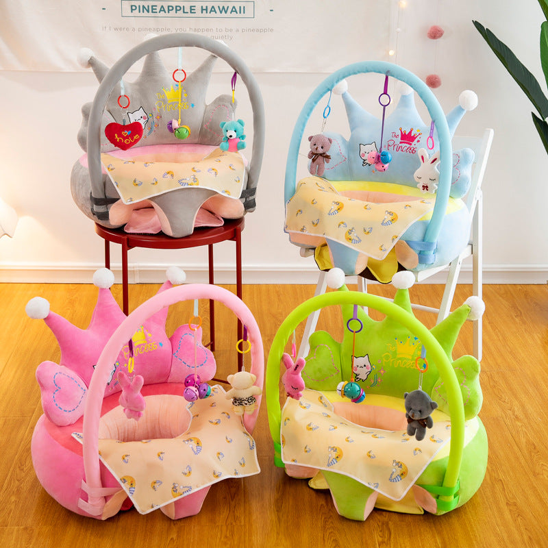 Crown Baby Learning Chair Plush Sofa for Infants LuxuryLifeWay Online Store