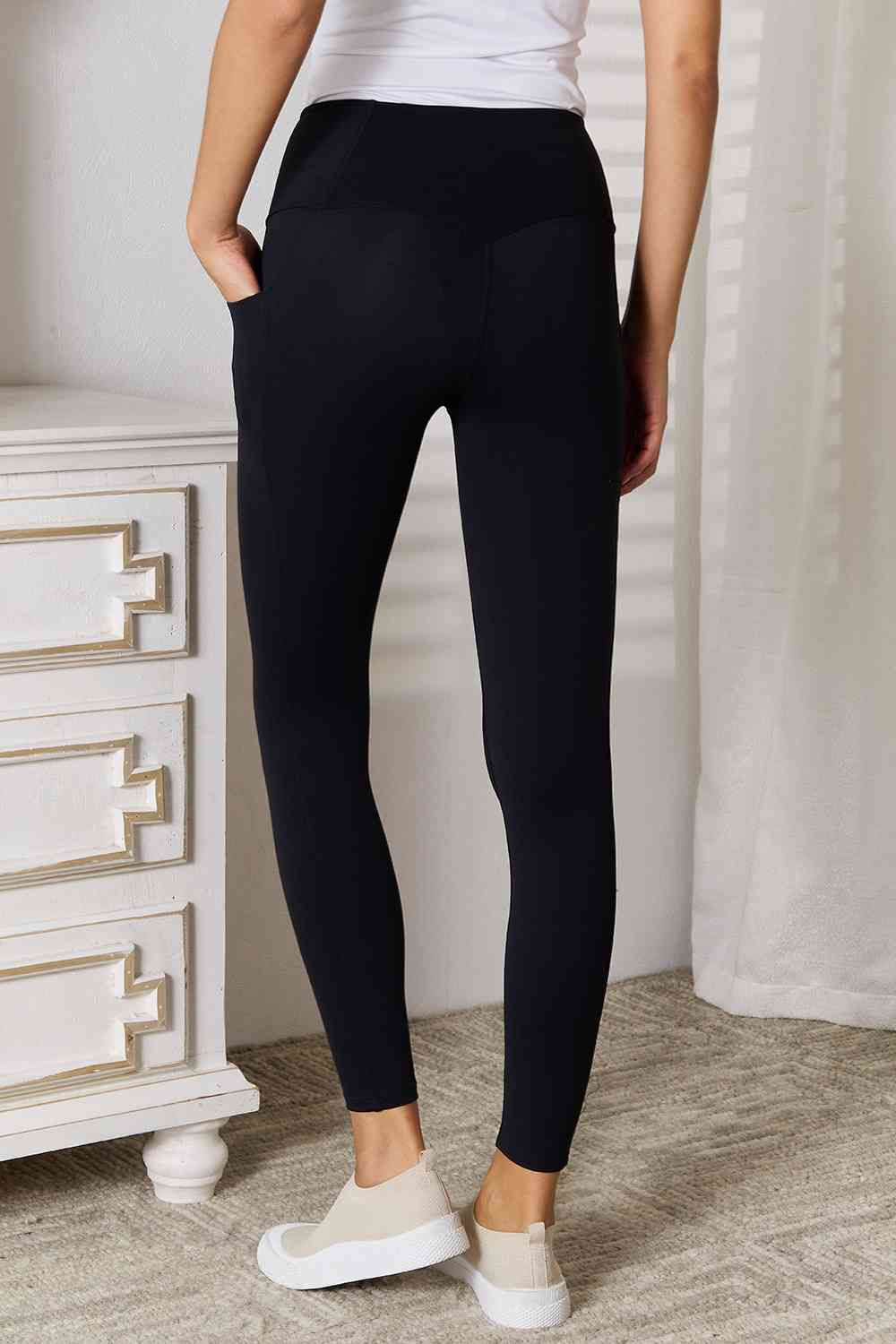 Basic Bae Wide Waistband Sports Leggings LuxuryLifeWay Online Store