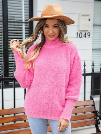 Woman Knitting Sweater Winter Fashion