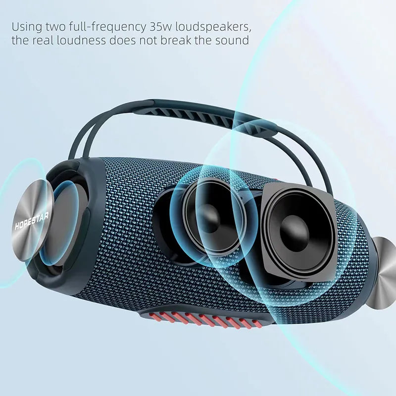 H53 Wireless Bluetooth Speaker Waterproof Portable Outdoor Portable Rugby High-power Double MP3 Player LuxuryLifeWay Online Store