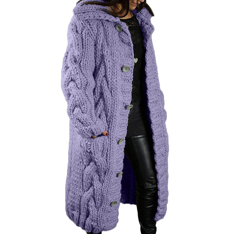 Women's Cardigan Plus Size Sweater Coat LadyShow.Store