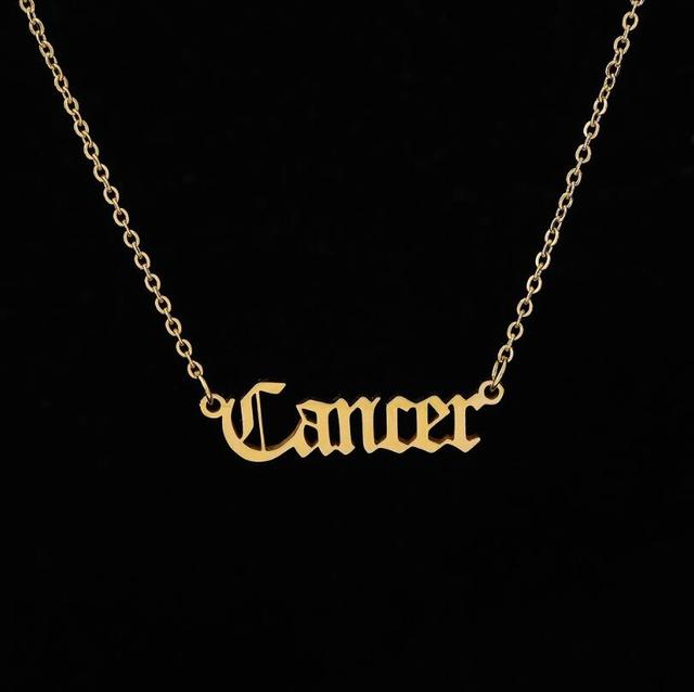 Hip Hop Rapper Letter Pendant Necklace