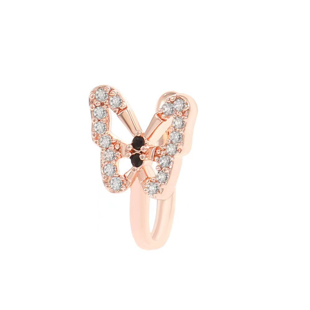 U-Shaped Butterfly Nose Ring LuxuryLifeWay Online Store