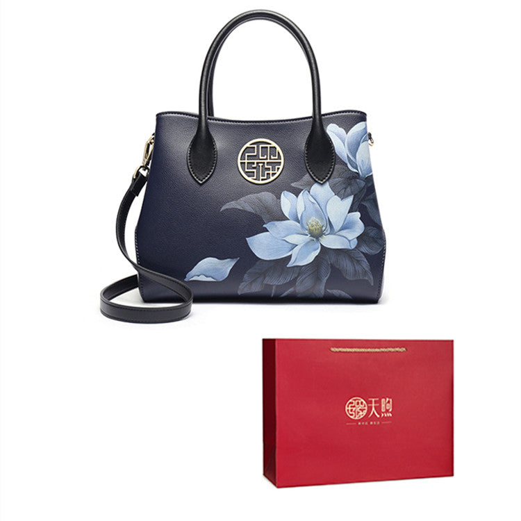 Women's New Stylish Leather Handbag Fashion Chinese Style LadyShow.Store