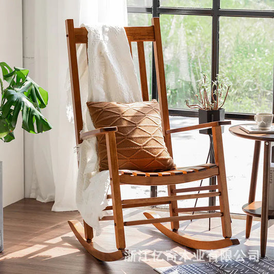 Outdoor Rocking Chair - Solid Wood American Style Best YouTube Store