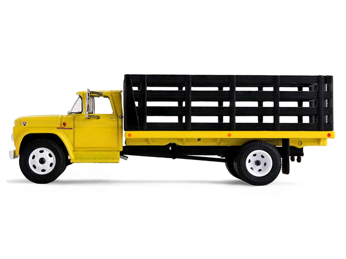 GMC 4000 Stake Truck Bright Yellow 1/64 Diecast Model by DCP/First Gear First Gear